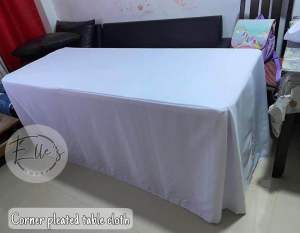 Corner pleated table cloth US katrina cloth