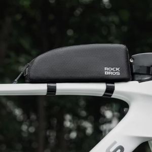 Bicycle Bag Waterproof Cycling Top Front Tube Frame Bag Large Capacity MTB Road Bicycle Pannier Black Bike Accessories