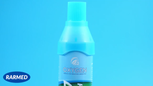Bình oxy mini cầm tay OXY LÁ XANH - Bình oxy gia đình 9800ml / 999% oxy tinh khiết
