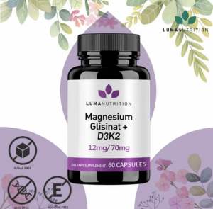 Magie + D3k2 hộp 60 viên LumaNutrition (100% USA)