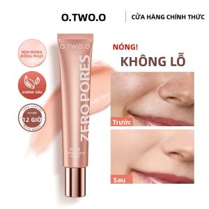 Kem Lót O.TWO.O Poreless 20ml Lớp Nền Trang Điểm Nhẹ Lì Chống Nước Kiềm Dầu Lâu Trôi