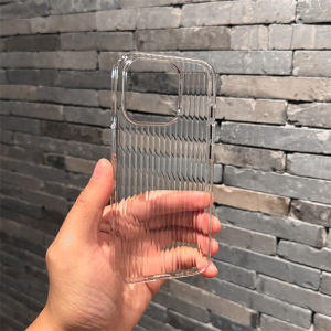 Ultra-Thin Transparent  17Pro Max Phone Case Full Protection Anti-Fall with Luggage Pattern OneTeng Simple Design