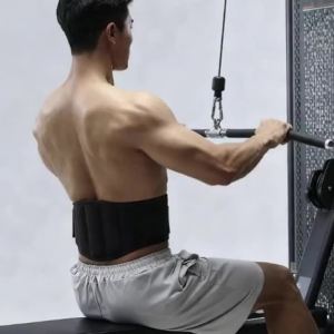 Heavy Duty Lumbar Support Belt for Deadlift Squat Professional Adjustable Weightlifting Back Brace for Powerlifting Gym Workout