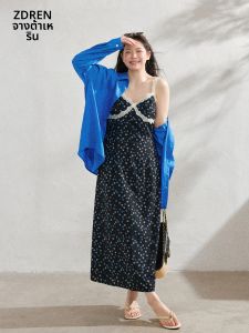ZHANGDAREN | Đầm Hoa Dễ Thở Kích Cỡ Lớn