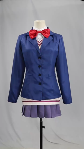 Dandadan Shiratori Aira Cosplay Costume For Kids Girl Shiratori Aira Wig School Anime Uniform JK Full Set Women Dress Halloween Costume Party Prop