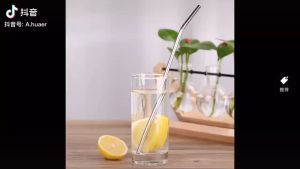 หลอดสแตนเลส หลอดกาแฟ หลอดแก้วเยติ หลอดดูดน้ำ ปลอดภัย ลดโลกร้อน ป้องกันโควิด ชุดเซ็ต 3 ชิ้น พร้อมใช้