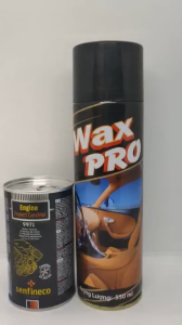 Senfineco 9971 Engine Protect Ceramol 300ml & Wax Pro 550ml Car Interior Care Set