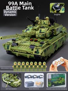 HUIQIBAO | Battle Tank Model Building Block Educational Toy