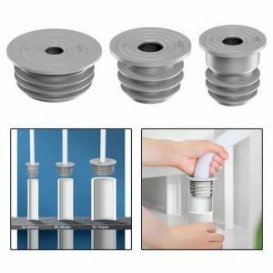 1PC Sewer Seal Ring Kitchen Pipe Deodorant Sealing Plug Floor Drain Seal Washing Machine Drain Pipe Silicone Cover For Bathroom