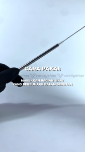 [6PCS] Sikat Sedotan Stainless Steel Pembersih Dalam Dan Sela Serbaguna Sedotan Dot Bayi