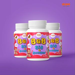 BIG AND BOOSTER SUPLEMEN OBAT PENGGEMUK VITAMIN NAFSU MAKAN ANJING KUCING elope