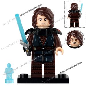 lego star wars clone Star Wars Anakin Obi Wan Skywalker Clone Trooper Minifigure Building Blocks