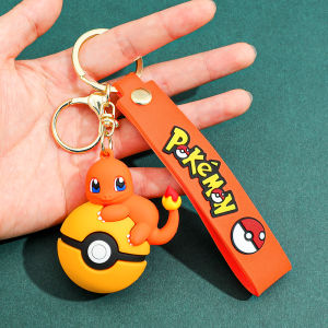 พวงกุญแจโปเกมอน 3 มิติ 1 ชิ้น/10 ชิ้น ชุดตุ๊กตาน่ารัก พิคาชู อีวุย สควิร์เทิล บูลบาซอร์ ของเล่นสะสม ของขวัญ