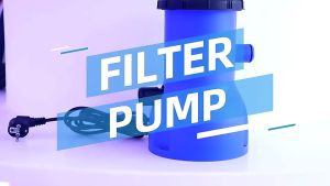LODER Pompa Filter Air Elektrik Efisien Filter-300 Galon/Jam untuk INTEX Kolam Renang