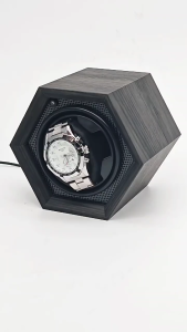 Automatic Single Watch Winder with Smart Active Silence Feature 2 Rotation Modes Watch Winder for Automatic Watches Gift for Watch Lovers