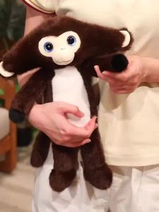 Forest Animals Series Stuffed Cartoon Wolf Frog Raccoon Fox Lovely Doll Long Face Home Decro Birthday Gifts