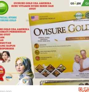 OVISURE GOLD MILK Asli 100% Original (12 saset) 1 Box SUSU OBAT TULANG DAN SENDI YG SEHAT 100% DIMFOR USA