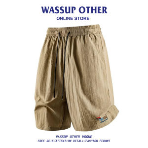 Summer American Drawstring Design Sporty Casual Shorts Men