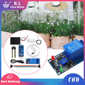 Automatic Irrigation Module DIY Watering System Capacitive Soil Moisture Sensor With 50CM Vinyl Tubing For Garden Plant