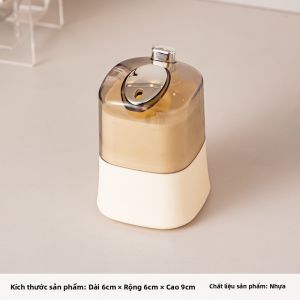 JIFANPAUL | Hộp Đựng Tăm Bật Tự Động Trang Sức Cao Cá Nhân Hóa Phong Cách Kem