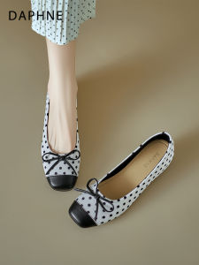 Daphne | French Polka Dot Flats Shoes Autumn New Arrival Versatile Womens Shoes