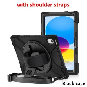 AJIUYU | Kids Silicon Armor Case for iPad 11th 10th Gen Case 2025 iPad A16 11th 11" A2696 A2757 A3354 A3355 A3356 Tablet Shockproof Cover