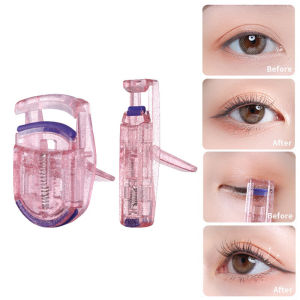 Portable Wide Angle Glitter Eyelash Curler For Beginners