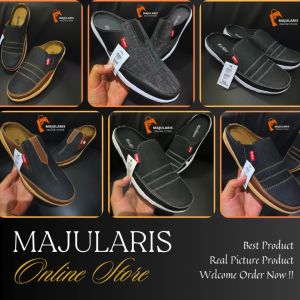 Sepatu Pria Selop Slop Bustong Diskon Besar Sendal Shoes Trendy Kekinian
