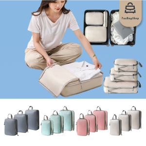 TasBagShop Travel Storage Bag Compression 3pcs/set Storage Bag Clothes Shoes Luggage Travel Bag Compression Waterproof