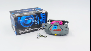 Frando Motorcycle Universal 2 Pots Caliper Brake Titanium【With Sniper 150 Bracket】