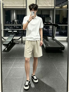 CHENMU | Slim Fit Linen-Feel Shorts