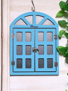 ตกแต่งผนังสไตล์ย้อนยุคแบบยุโรป บอร์ดกาแฟ หน้าต่างปลอม ตกแต่งผนัง ร้านชาเขียว บอร์ดข้อความ จี้ติดผนัง อุปกรณ์ตกแต่งบ้าน