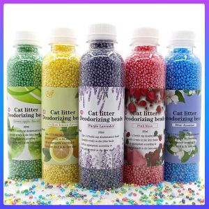 Pewangi Pasir Kucing: Litter Deodorant Beads dengan Aktivasi Karbon