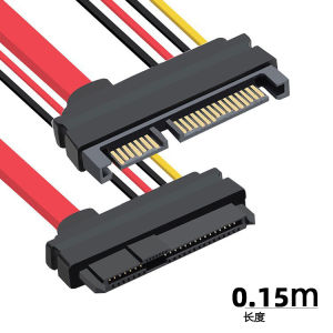 xiede | Cáp Chuyển Đổi SAS Sang SATA 29 Chân Sang 22 Chân Với Cổng Nguồn SATA 15 Chân SFF-8482 Cáp Mở Rộng Ổ Cứng RAID SAS Cho Phần Cứng PC