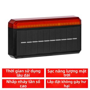 SKYRIMBIRD | Đèn Cảnh Báo Chống Đâm Đuôi Sử Dụng Năng Lượng Mặt Trời Nhấp Nháy