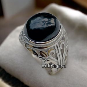 CINCIN BATU KECUBUNG TANDUK RING TITANIUM