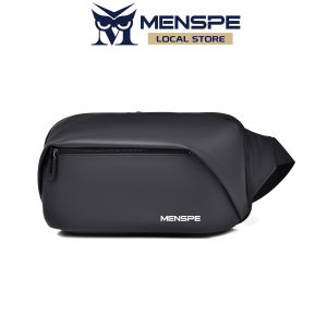 MENSPE Chest Bag Men Crossbody Bags Mens Fashionable Bag Simple Waterproof Wear-resistant Bag Large Capacity Chest Bag Single Shoulder Bag Sports Outdoor