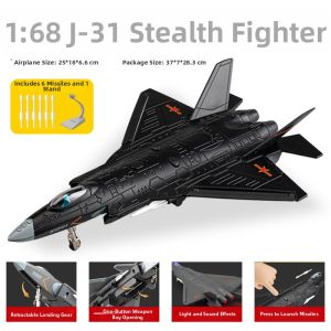 Realistic Fighter Jet Model Alloy