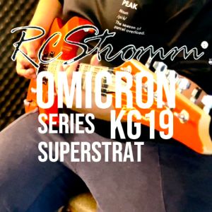 Superstrat Electric Guitar with Tremolo (HSH) Pick Up OMICRON RCStromm / Gamma / KG19 / KG 19 gitar elektrik EBGDAE beginner set Humbucker pick up