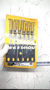 Obeng radio set plus minus 6 pcs +-