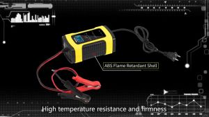 Multi-purpose Car Battery Charger 12V 5A Smart Battery Trickle Charger Automotive with Display 12V Battery Maintainer Desulfator for Car Truck Motorcycle Lawn Mower & Marine Lead Acid Batterie