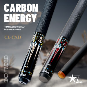 CRICAL Carbon Fiber Pool Cue Stick Billiard Cue Sticks Professional Pro Taper Low Deflection Pool Sticks with 12.5mm Tip and Radial Joint