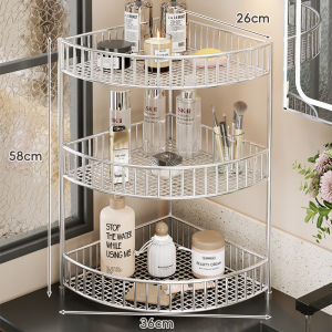 Drill-Free Bathroom Corner Shelf