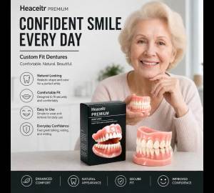 Upper & Lower Full Mouth Silicone Dentures Lifelike Fake Teeth Ideal for Daily Oral Care & Confidence Boost