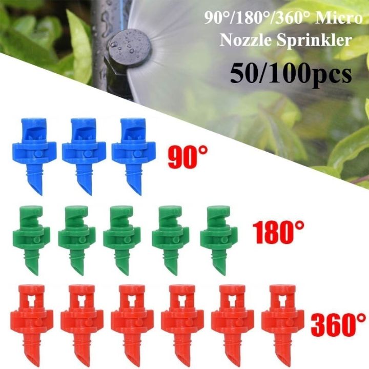 Ugelli Micro Irrigazione 360 Gradi - Set 15 Pezzi Per Giardino Con Connettori Da 1/4" - Foto 4