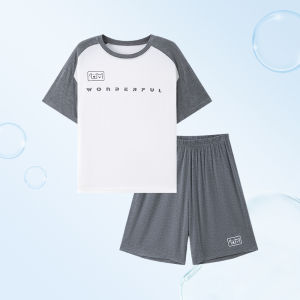 LB.BEAR | Đồ Ngủ Thấm Hút Mồ Hôi Kích Cỡ Lớn Cho Bé Trai