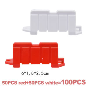 100pcs/200pcs/300pcs RC Car Road Barriers Drifting Race Track Barrier Traffic Barrier Props RC Roadblocks for remote control Car