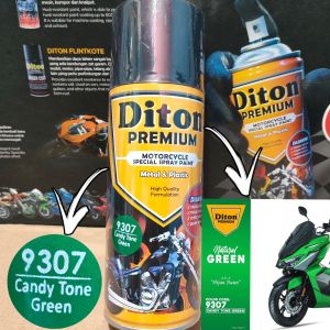 Diton Premium Pilox Pilok Cat Semprot Ready Berbagai Warna Hijau Green 400cc Petronas Green 9238 Dark Green 9432 Mayfair Green 9544 Candy Green 9307 Stabilo Green 9012 Ninja Green 9518 9416 9245 9117 9531 9488 9401
