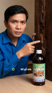 Dầu Trừ Mối M-4 1.2SL (Chai 480ml) - Đặc Trị Mối Mọt Bảo Vệ Đồ Gỗ Chống Sập Kết Cấu Nhà.