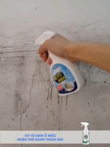 [Tặng Khăn Lau] Chai Xịt Tẩy Mốc Tường STAR BRITE 500ml - Làm Sạch Vết Rêu Mốc Lâu Ngày Trên Tường Sàn Nhà Đá Hoa